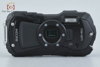 [Used] RICOH PENTAX WG-80 Black Waterproof Action Camera, Very Few Shutter Counts, Original Box Included