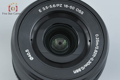 [Used] SONY E PZ 16-50mm f/3.5-5.6 OSS SELP1650 Black
