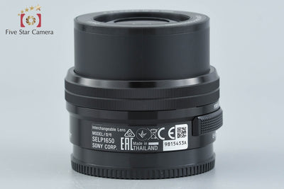 [Used] SONY E PZ 16-50mm f/3.5-5.6 OSS SELP1650 Black