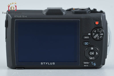 [Used] OLYMPUS Olympus STYLUS TG-4 Tough Black Waterproof Digital Camera, Low Shutter Count