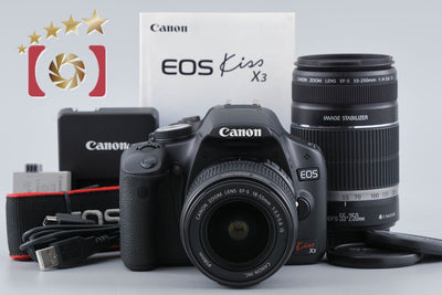 [Used] Canon EOS Kiss X3 Double Zoom Kit - Low Shutter Count