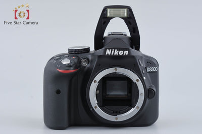 [Used] Nikon D3300 Black + AF-S DX NIKKOR 18-55mm f/3.5-5.6 G II ED + AF-S DX NIKKOR 55-200mm f/4-5.6 G ED VR