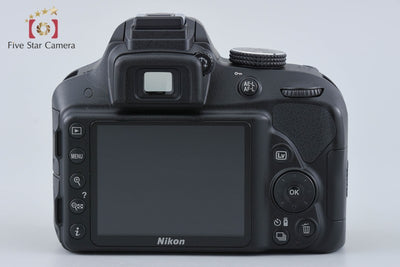 [Used] Nikon D3300 Black + AF-S DX NIKKOR 18-55mm f/3.5-5.6 G II ED + AF-S DX NIKKOR 55-200mm f/4-5.6 G ED VR
