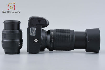 [Used] Nikon D3300 Black + AF-S DX NIKKOR 18-55mm f/3.5-5.6 G II ED + AF-S DX NIKKOR 55-200mm f/4-5.6 G ED VR