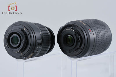 [Used] Nikon D3300 Black + AF-S DX NIKKOR 18-55mm f/3.5-5.6 G II ED + AF-S DX NIKKOR 55-200mm f/4-5.6 G ED VR