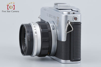 【中古】OLYMPUS オリンパス PEN F シルバー + D.ZUIKO AUTO-S 38mm f/2.8