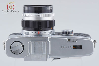 【中古】OLYMPUS オリンパス PEN F シルバー + D.ZUIKO AUTO-S 38mm f/2.8