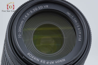 Used: Nikon AF-P DX NIKKOR 70-300mm f/4.5-6.3 G ED VR