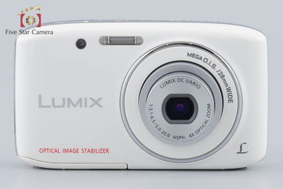 [Used] Panasonic LUMIX DMC-S2 White Compact Digital Camera with Original Box
