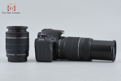 【中古】Canon キヤノン EOS Kiss X7 ダブルズームキット ブラック シャッター回数僅少 元箱付き