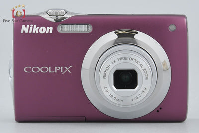 【中古】Nikon ニコン COOLPIX S3000 プラム コンパクトデジタルカメラ