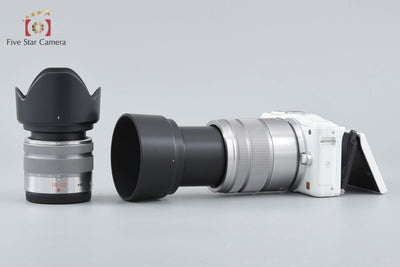 Used] Panasonic LUMIX DMC-GF6 White + 14-42mm f/3.5-5.6 H-FS1442A + 45-150mm f/4-5.6 H-FS45150 - Low Shutter Count