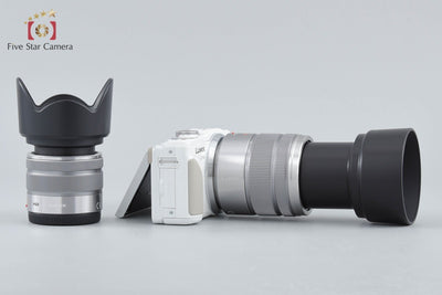 Used] Panasonic LUMIX DMC-GF6 White + 14-42mm f/3.5-5.6 H-FS1442A + 45-150mm f/4-5.6 H-FS45150 - Low Shutter Count