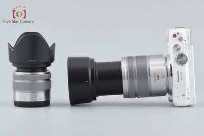 Used] Panasonic LUMIX DMC-GF6 White + 14-42mm f/3.5-5.6 H-FS1442A + 45-150mm f/4-5.6 H-FS45150 - Low Shutter Count