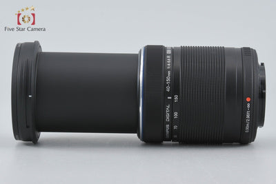 【中古】OLYMPUS オリンパス M.ZUIKO DIGITAL ED 40-150mm f/4-5.6 R ブラック