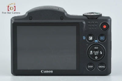 [Used] Canon PowerShot SX500 IS Black Compact Digital Camera with Original Box