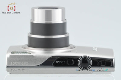 [Used] Canon IXY 650 Silver Compact Digital Camera
