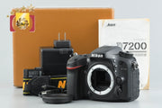 [Used] Nikon D7200 Digital SLR Camera with Original Box