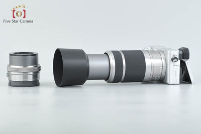 [Used] SONY Sony α6400 ILCE-6400 Silver Double Zoom Lens Kit, Low Shutter Count, With Original Box