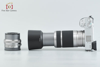 [Used] SONY Sony α6400 ILCE-6400 Silver Double Zoom Lens Kit, Low Shutter Count, With Original Box