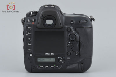 [Used] Nikon D4S Digital SLR Camera with Original Box