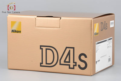 [Used] Nikon D4S Digital SLR Camera with Original Box