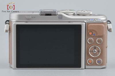 [Used] OLYMPUS Olympus PEN E-PL10 EZ Double Zoom Kit Brown - Low Shutter Count, With Original Box