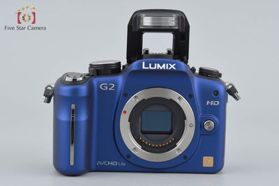 [Used] Panasonic LUMIX DMC-G2 Comfort Blue + G VARIO 14-45mm f/3.5-5.6 ASPH. MEGA O.I.S. H-FS014045, Low Shutter Count