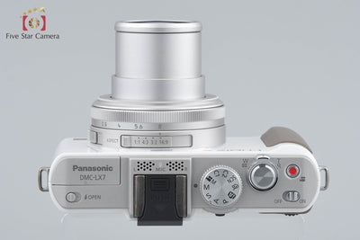 [Used] Panasonic LUMIX DMC-LX7 White Compact Digital Camera with Original Box