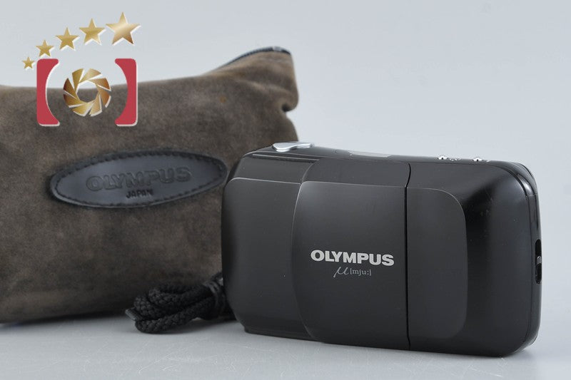 [Used] OLYMPUS Olympus μ[mju:] Black Compact Film Camera