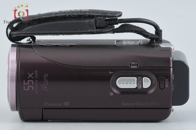 Used: SONY HDR-CX270V Bordeaux Brown Digital Video Camera