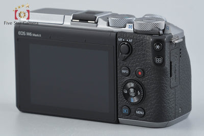 [Used] Canon EOS M6 Mark II Double Zoom Kit Silver with Original Box