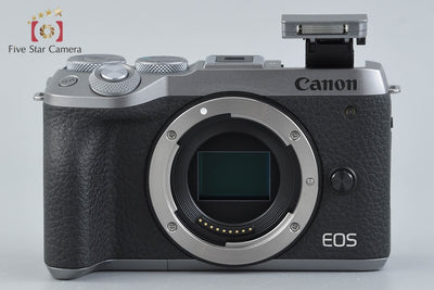 [Used] Canon EOS M6 Mark II Double Zoom Kit Silver with Original Box