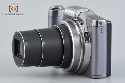 [Used] OLYMPUS Olympus SZ-14 Silver Compact Digital Camera with Original Box