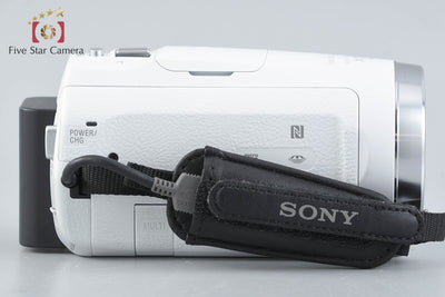 Used: SONY Handycam HDR-CX675 White Digital Video Camera Multi-language support