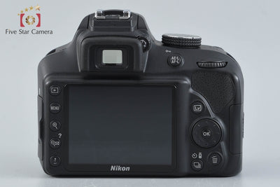 [Used] Nikon D3400 18-55 VR Lens Kit Black