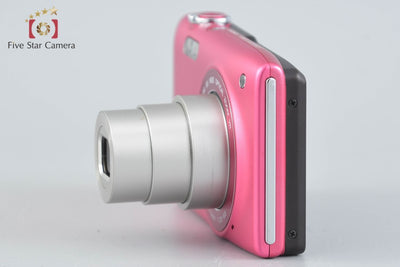 Used: Nikon COOLPIX S3300 Strawberry Pink Compact Digital Camera with Original Box
