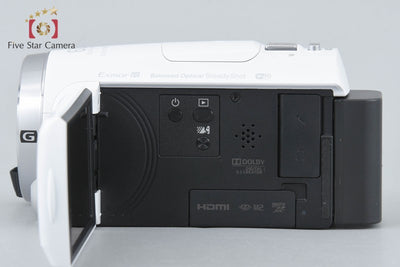 [Used] SONY Handycam HDR-CX675 White Digital Video Camera Multi-Language Support