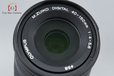 【中古】OLYMPUS オリンパス M.ZUIKO DIGITAL ED 40-150mm f/4-5.6 R ブラック
