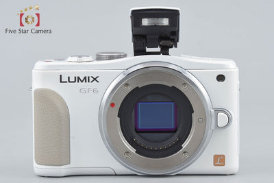 [Used] Panasonic LUMIX DMC-GF6 Double Zoom Lens Kit White with original box
