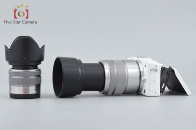 [Used] Panasonic LUMIX DMC-GF6 Double Zoom Lens Kit White with original box