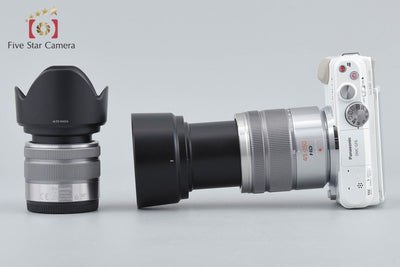 [Used] Panasonic LUMIX DMC-GF6 Double Zoom Lens Kit White with original box