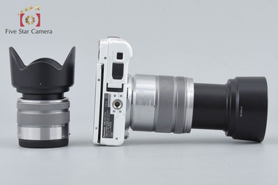 [Used] Panasonic LUMIX DMC-GF6 Double Zoom Lens Kit White with original box