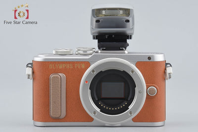 [Used] OLYMPUS Olympus PEN E-PL8 EZ Double Zoom Kit Brown - Low Shutter Count