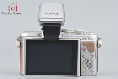 [Used] OLYMPUS Olympus PEN E-PL8 EZ Double Zoom Kit Brown - Low Shutter Count