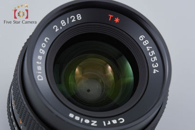 【中古】CONTAX コンタックス Carl Zeiss Distagon 28mm f/2.8 T* MMJ