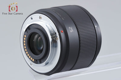 [Used] Panasonic LUMIX G 25mm f/1.7 ASPH. H-H025 Black