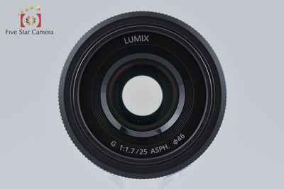 [Used] Panasonic LUMIX G 25mm f/1.7 ASPH. H-H025 Black