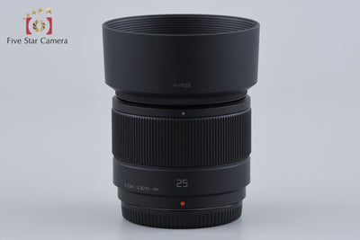 [Used] Panasonic LUMIX G 25mm f/1.7 ASPH. H-H025 Black