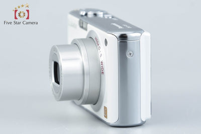 [Used] Panasonic LUMIX DMC-FX01 Pearl White Compact Digital Camera with Original Box